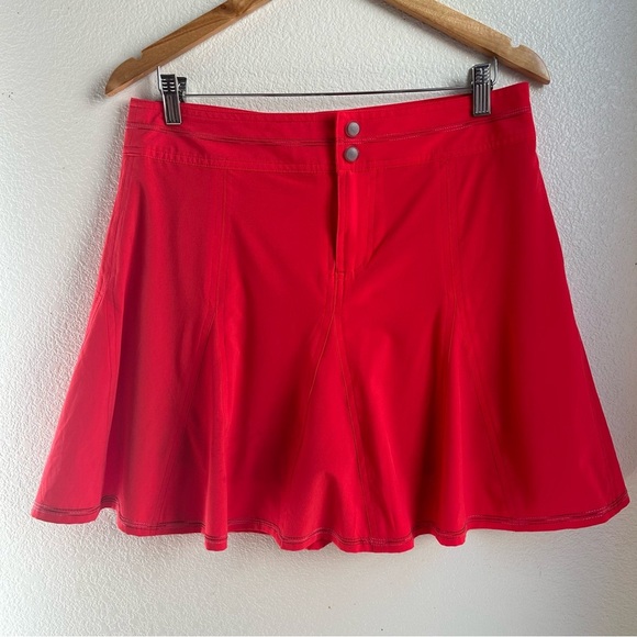 Title Nine | Nimblene Orange Flared Skort - Picture 1 of 6
